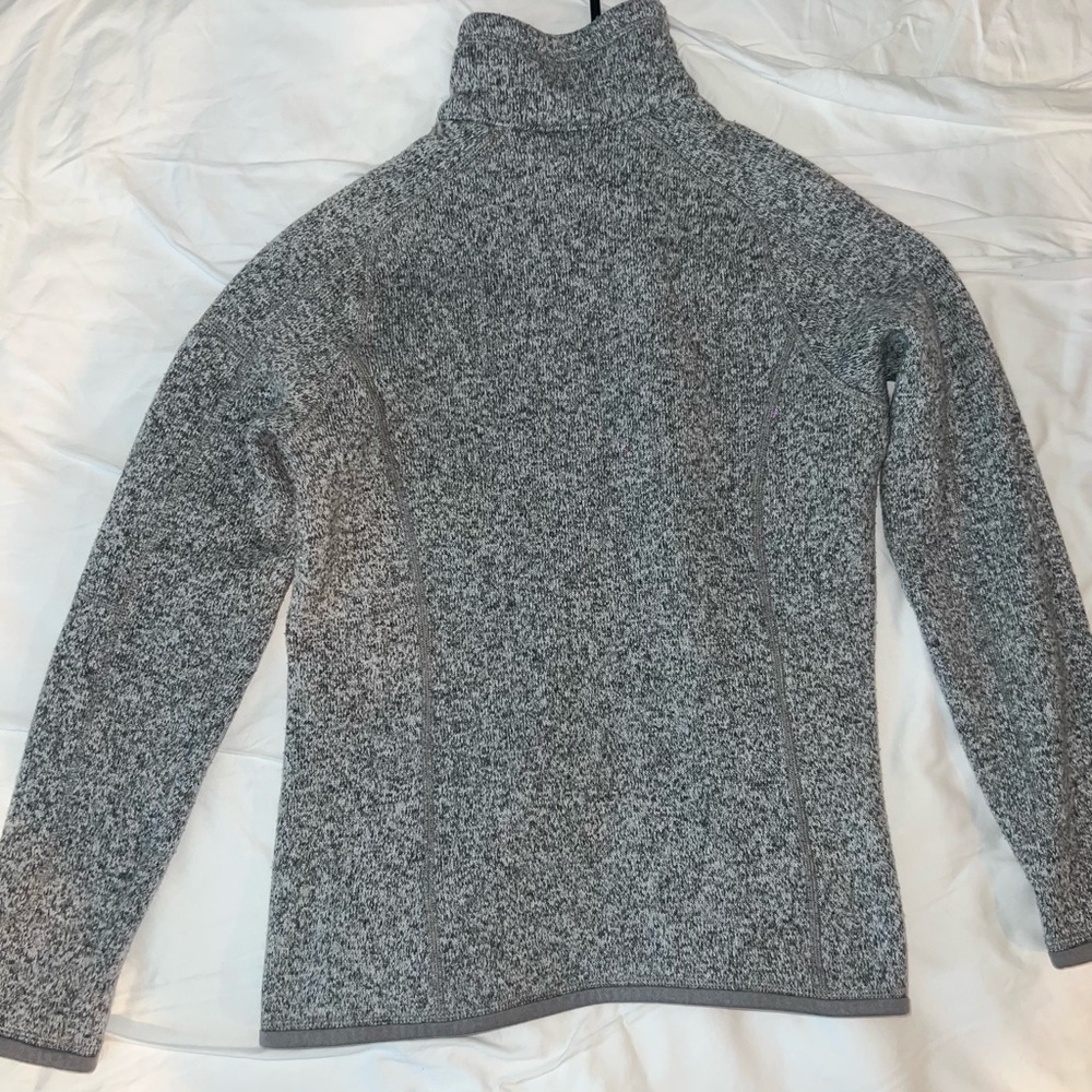 Patagonia Birch White Better Sweater 1/4 Zip Fleece in Women’s Size Small 🩶 - Picture 4 of 5